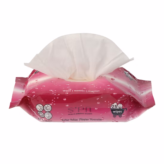 Non-tissés spéciaux Fabricant OEM épais Bambou biodégradable Non-Woven Baby Hand Cleaning Doux Désinfection Lingette humide