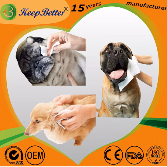 Antibacterial Dog Puppy Multi-Purpose Pet Cleaning Wet Wipes