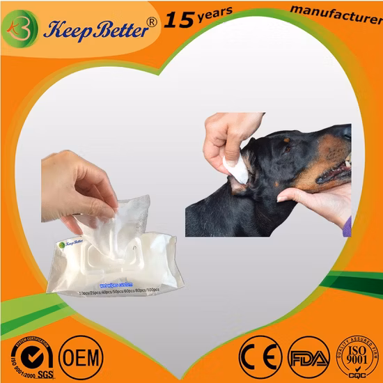Antibacterial Dog Puppy Multi-Purpose Pet Cleaning Wet Wipes