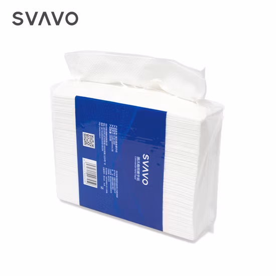 Essuie-mains en papier multiplis bon marché N Fold Serviettes en papier de soie Tissu